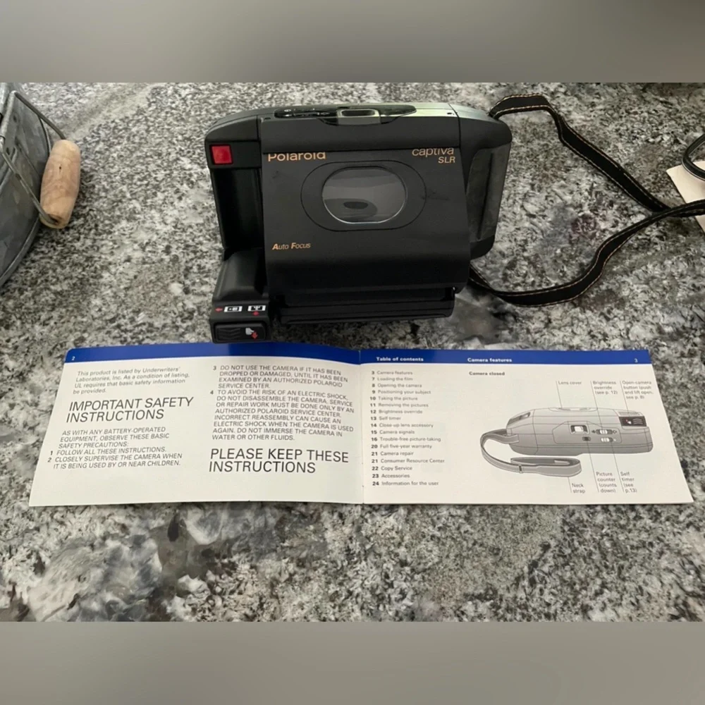 Polaroid vintage camera